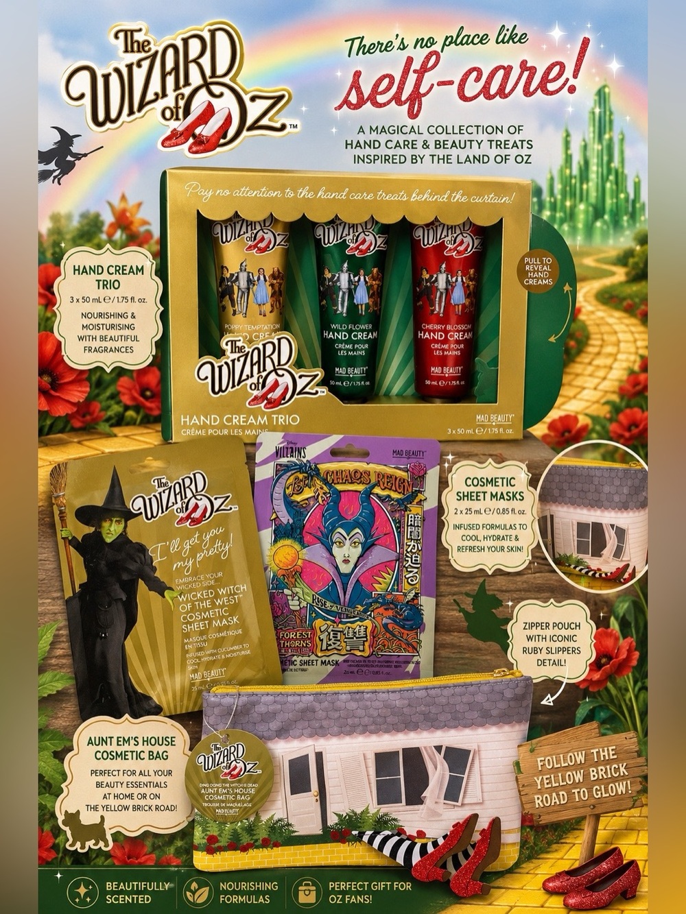✨ The Wizard of Oz Beauty Bundle – Mad Beauty Gift Set